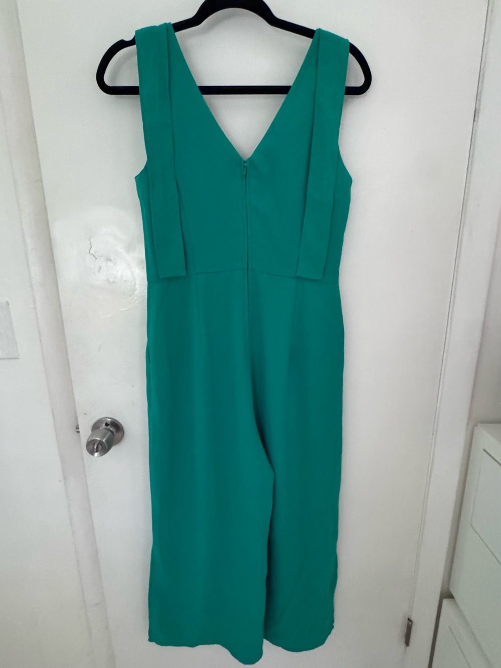Lilly Pulitzer Green V-Neck Wide-Leg Sleeveless Jumpsuit Summer Capri S 4 Chic - Picture 5 of 12